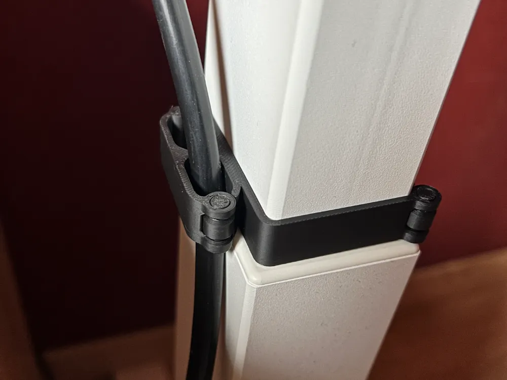 Ikea Rodulf desk cable organizer bracket - Free 3D Print Model - MakerWorld