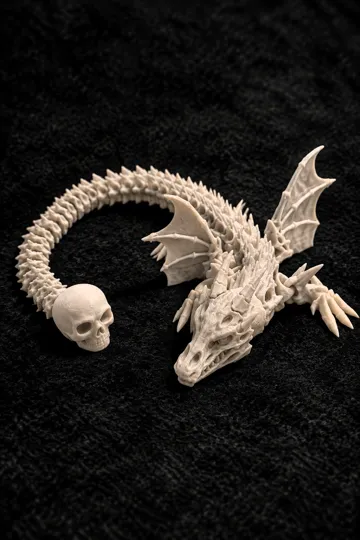 Adorno temático: Articulated Bone Dragon — vista de referencia 4