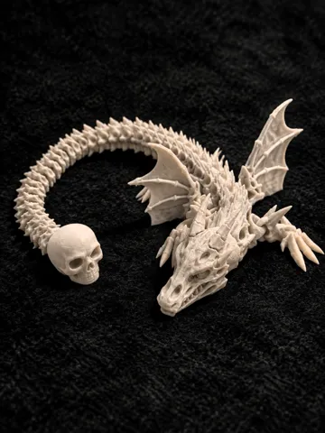Adorno temático: Articulated Bone Dragon — vista de referencia 2