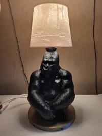 Lampe gorille avec abat-jour lithophanie — photo 4