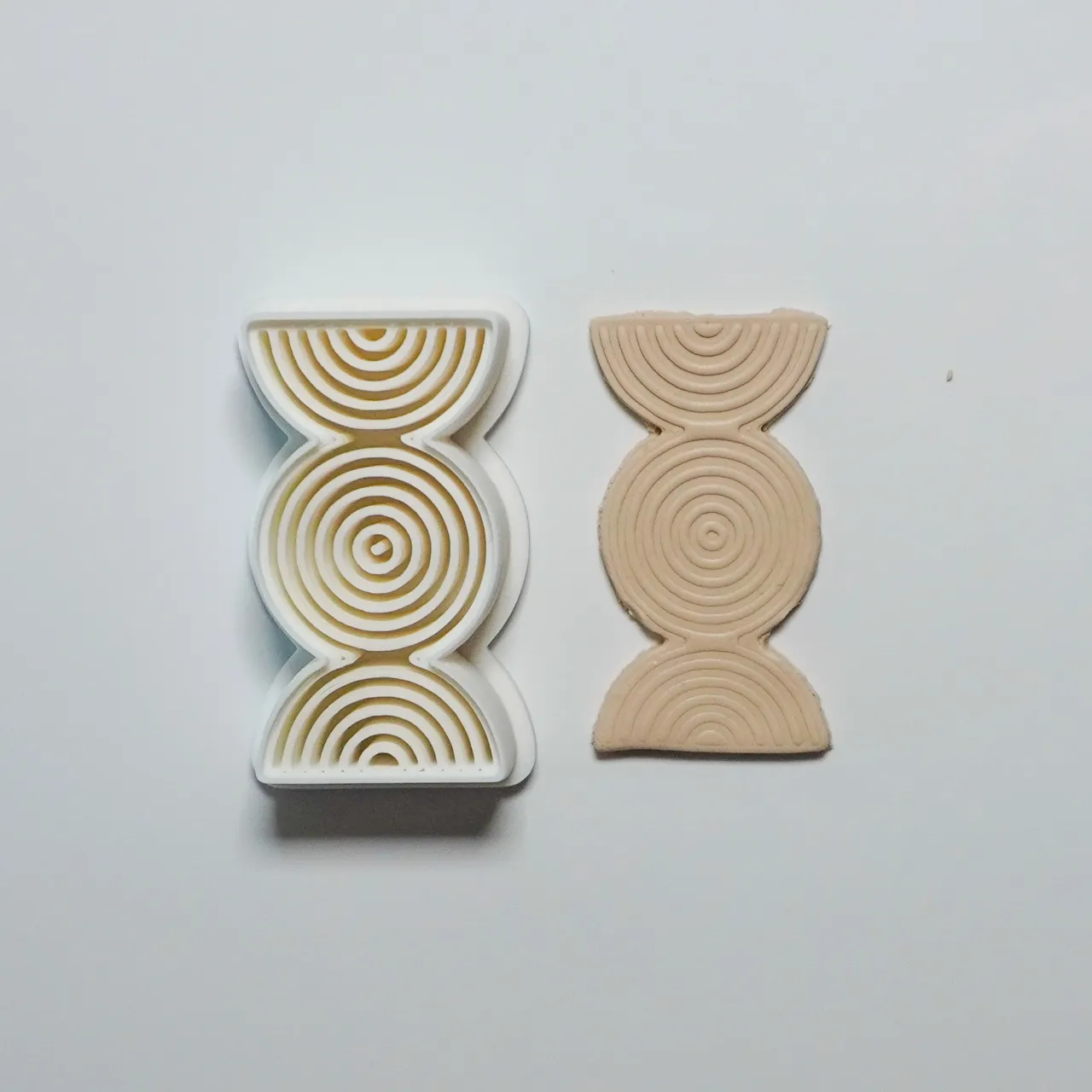 Ornamental Polymer Clay Cutter Earrings Necklace view 3