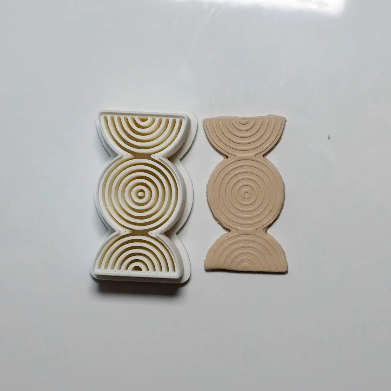 Ornamental Polymer Clay Cutter Earrings Necklace view 2
