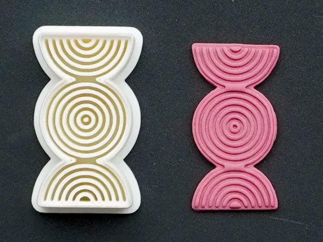 Ornamental Polymer Clay Cutter Earrings Necklace