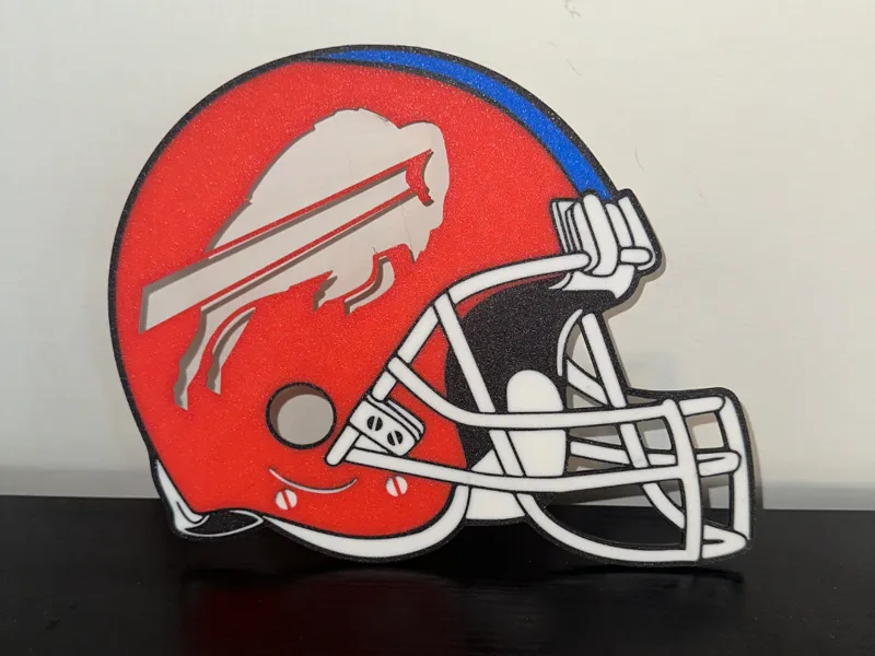Buffalo Bills Cutout Helmet Wall Decor