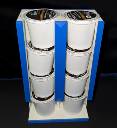 Simple Small K-Cup Coffee Pod Holder - 4 or 8 cups