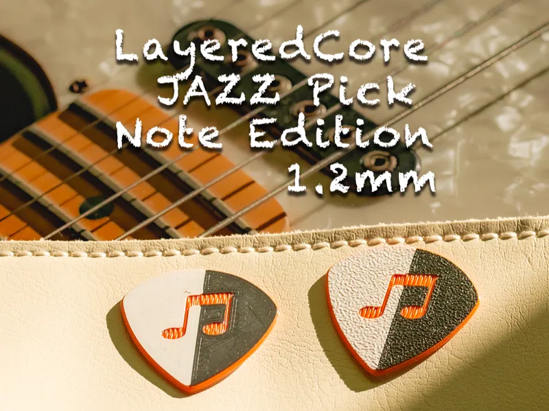 Layered Core JAZZ Pick – Note Edition