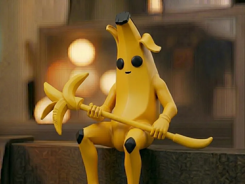 Peely Fortnite Ledge Sitter