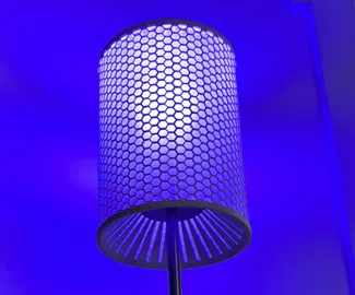 Hexagon Lampshade - for IKEA base (50mm hole)
