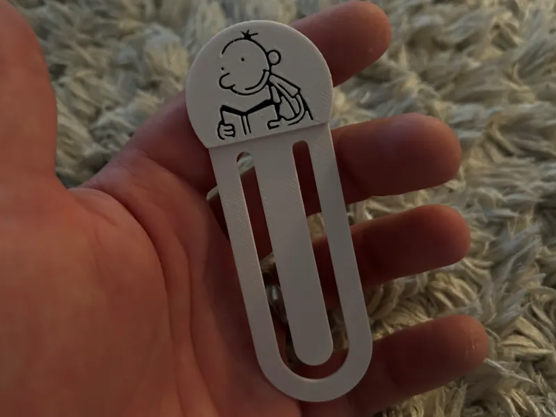 Greg from Diary Of A Wimpy Kid - Book Mark
