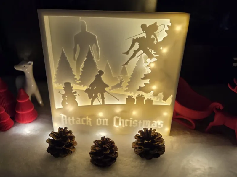Attack on Titan – 3D Weihnachtslicht