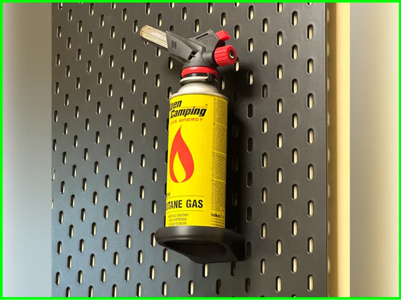 Ikea Skadis Spray Can / Gas Torch Holder
