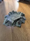 Ruined Rhino in blast crator 0.2mm layer, 2 walls