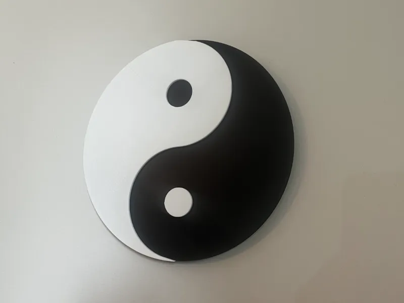 YIN YANG WALL HANGING PLAQUE