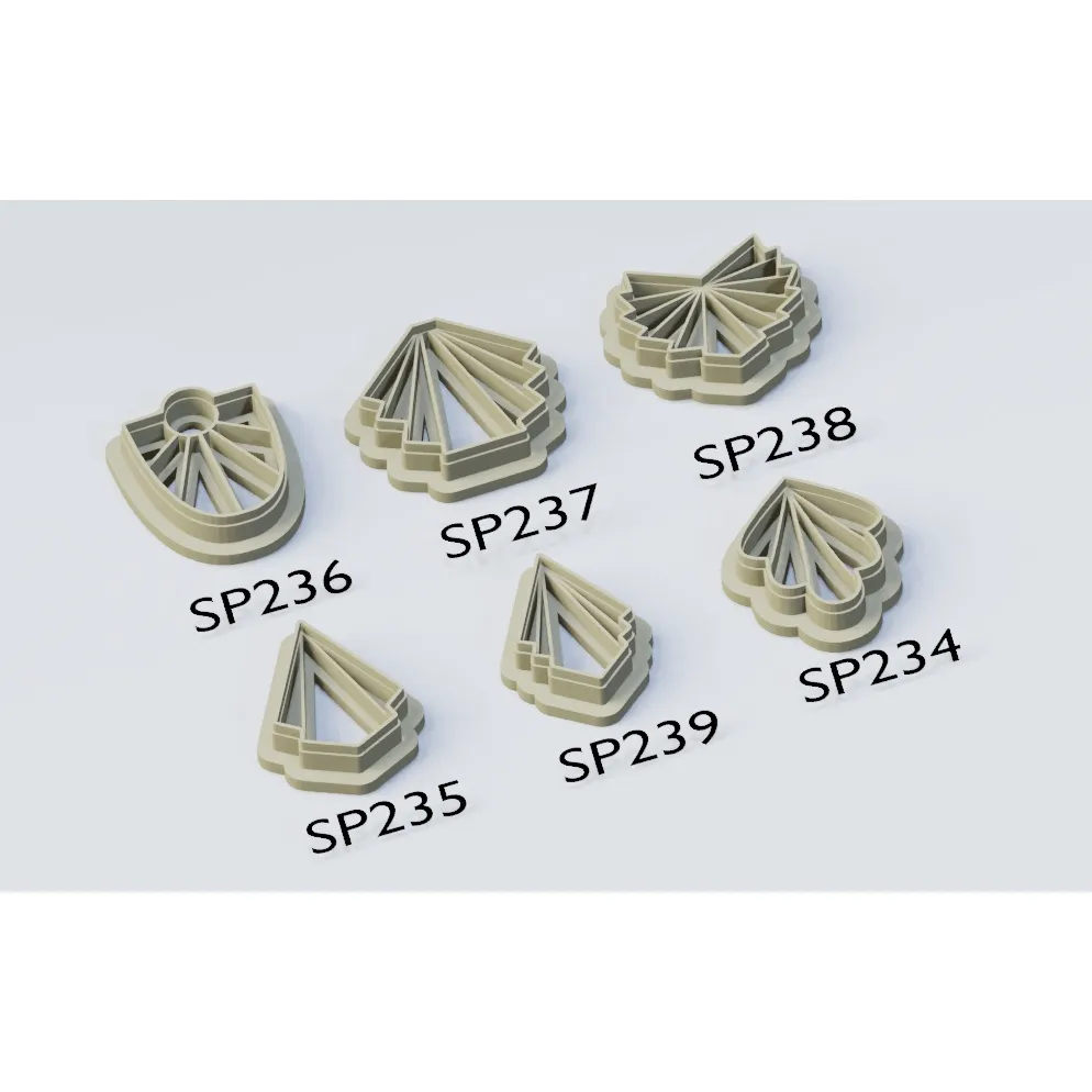 Antique Polymer Clay Cutter for Earring set 1 view 4