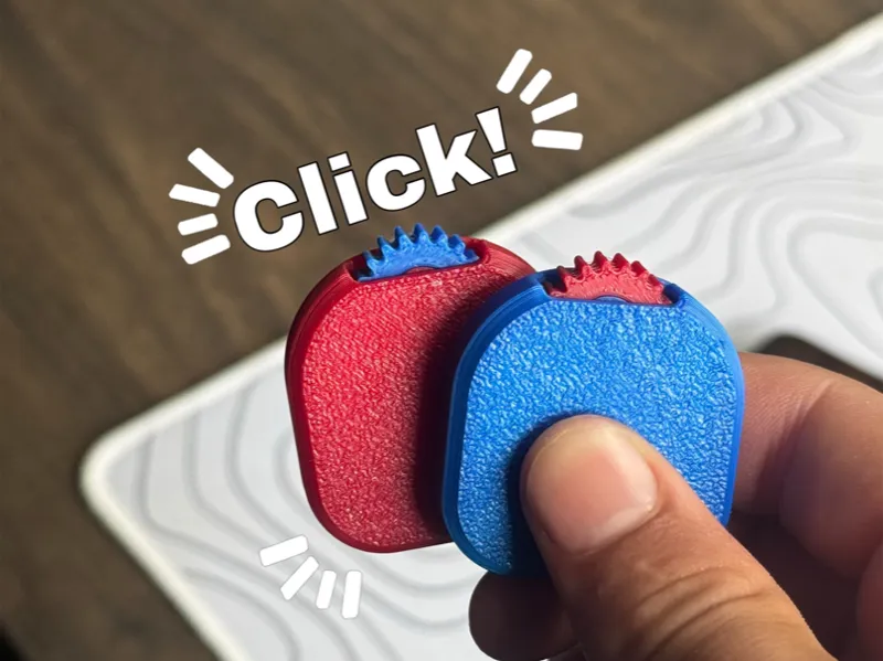 "Click" Gear Fidget - 35mins
