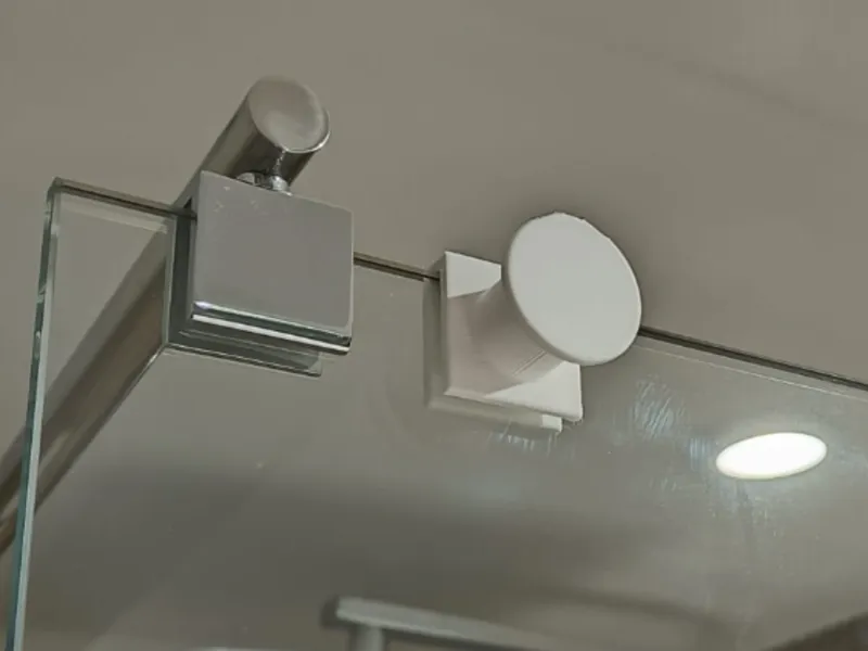 towel hanger for 8mm shower cabin glass