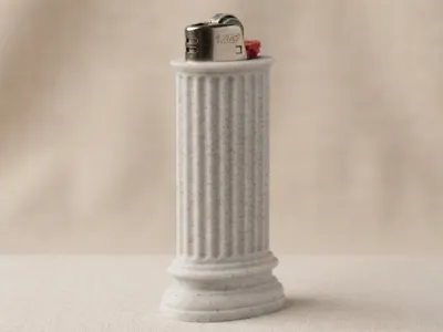 Greek Antique Column - BIC lighter sleeve