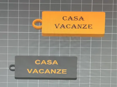 Vacation Home Guest Keychain