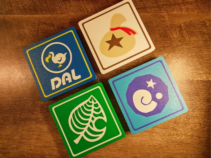 Animal Crossing Coasters