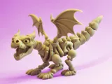 Артикулирана фигурка на скелетен дракон