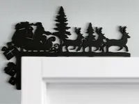 Décoration murale d'angle Père Noël — photo 1