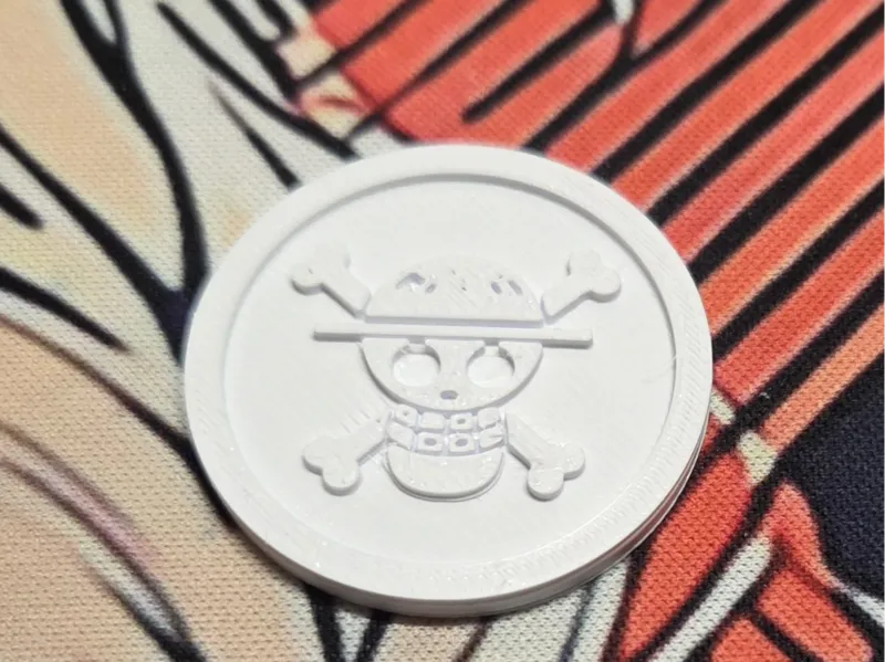 Straw hat crew coin one piece TCG