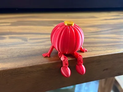 Articulated Lantern Ornament (minimal supports)