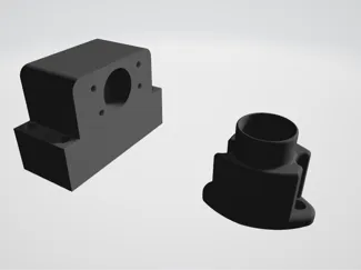 V-Twin to single Mikuni Adaptor