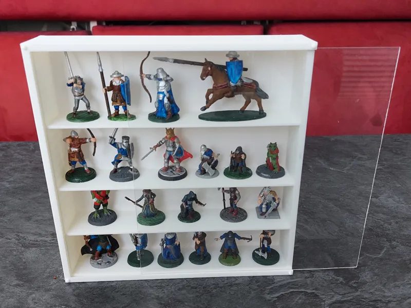 stackable sorting box with cover 28mm miniatures