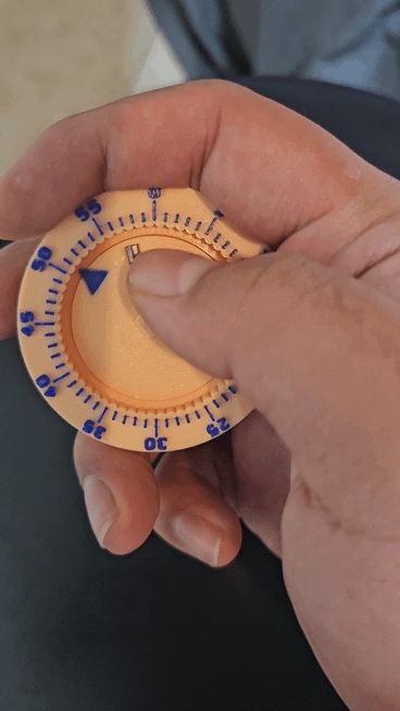 Minute/Degree guide for leveling bed 