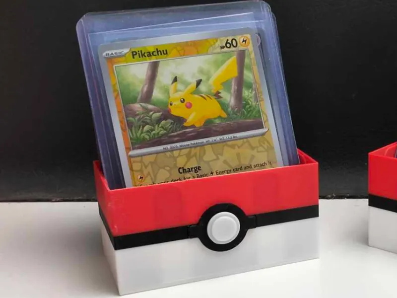 Pokemon Cards Top Loader Cover Storage Box