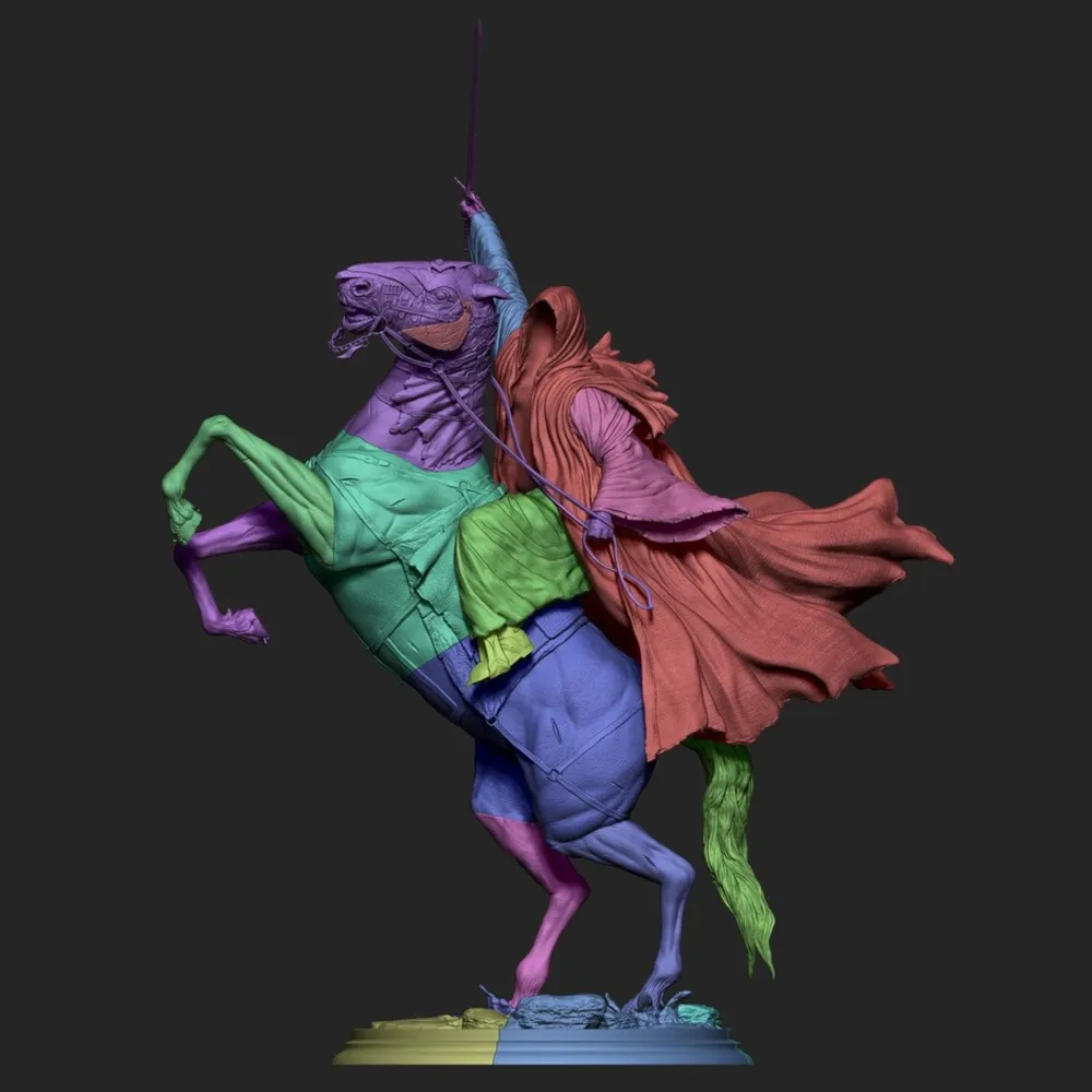 Kahramanlar Temalı Nazgûl Biblo Dekoratif Koleksiyonluk Süs