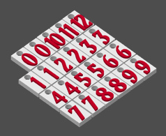 Miniatura 28 do modelo 3D MLB Number Plates