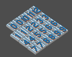 Miniatura 15 do modelo 3D MLB Number Plates