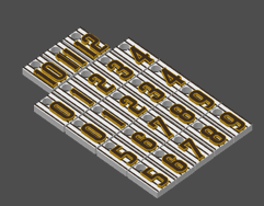 Miniatura 18 do modelo 3D MLB Number Plates