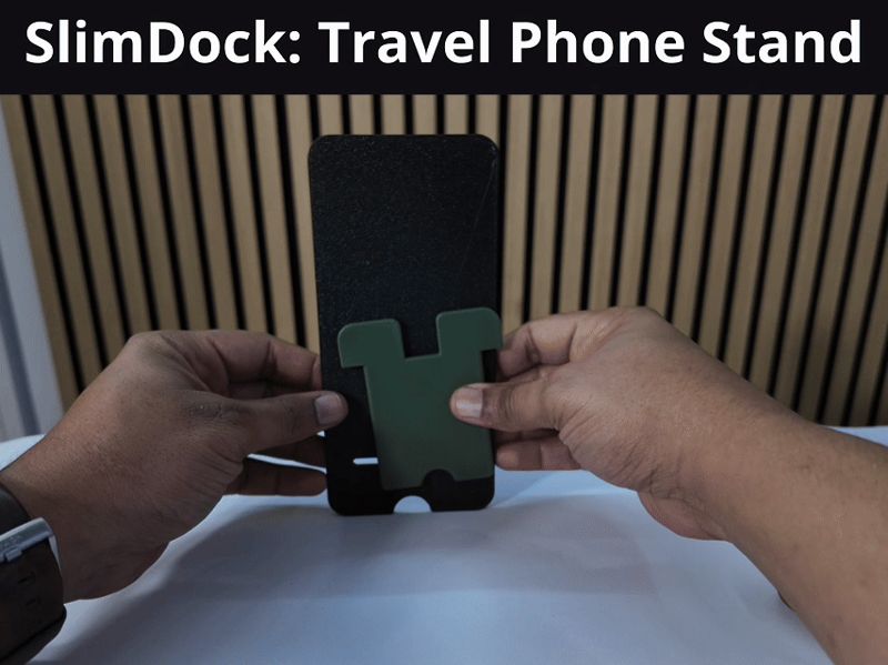 SlimDock: Travel Phone Stand