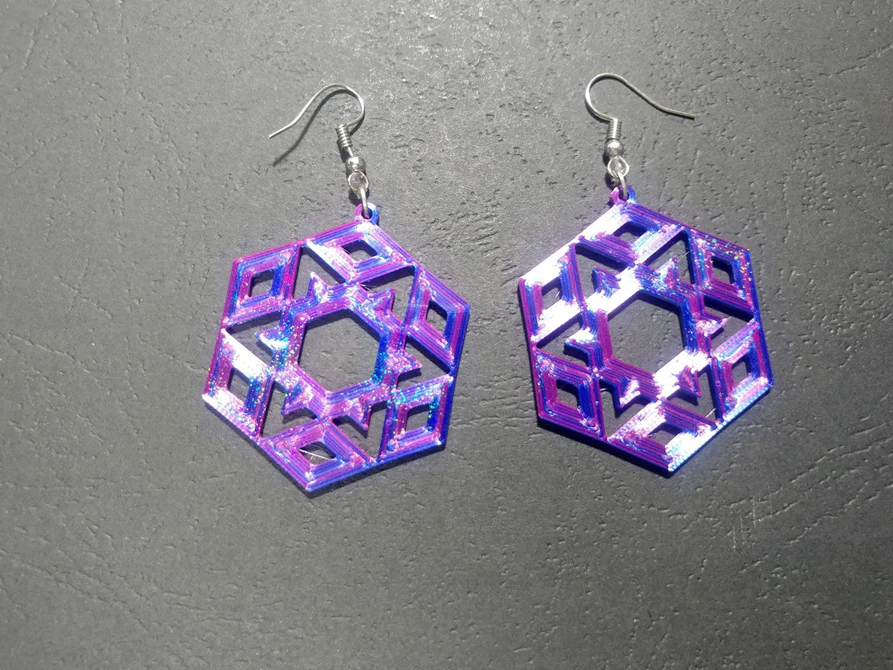 Hexa Bloom Earrings view 3