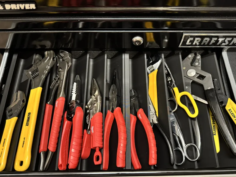Low Profile Hand Tool Organizer