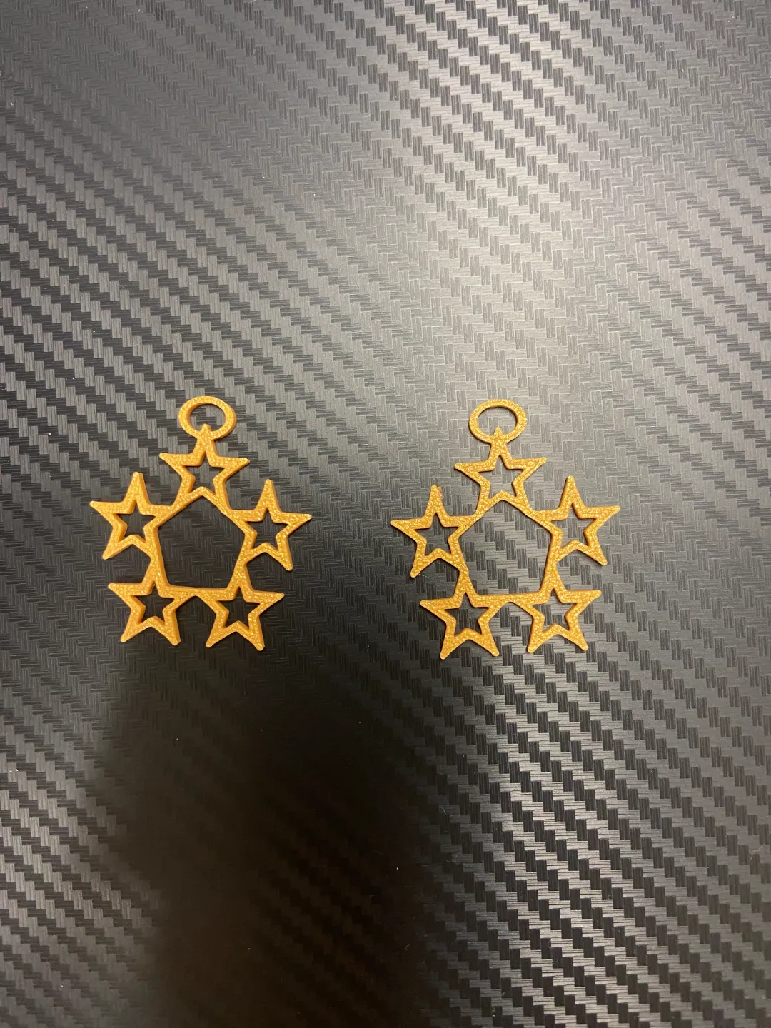 star earrings view 2