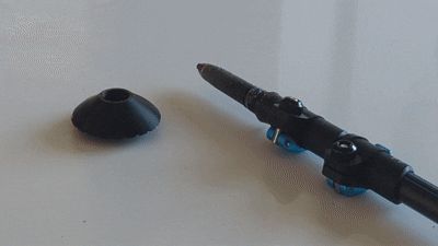 Hiking or ski pole washer