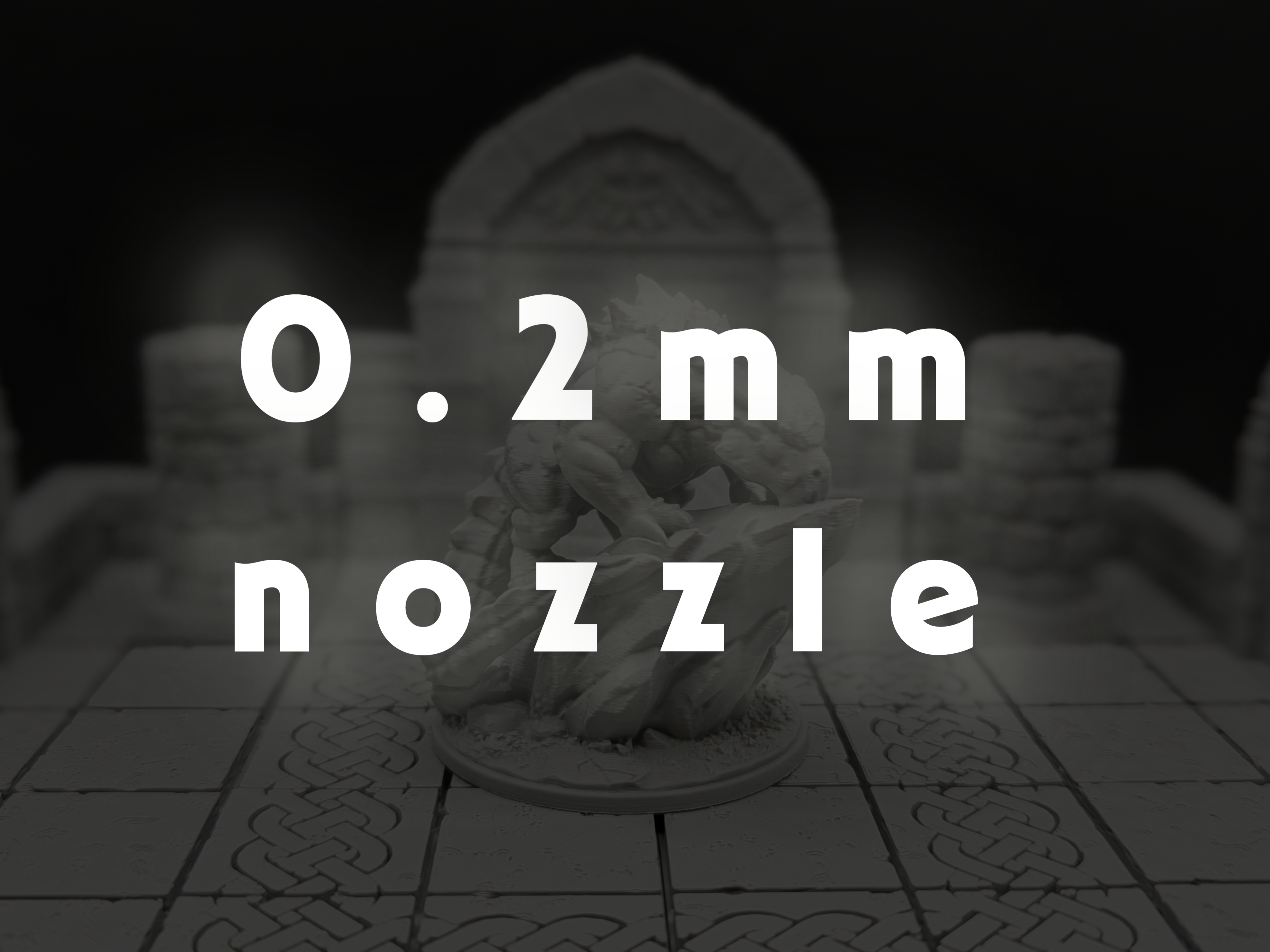 Miniatura 1 do modelo 3D Prowling Young Stone Dragon (supportless)