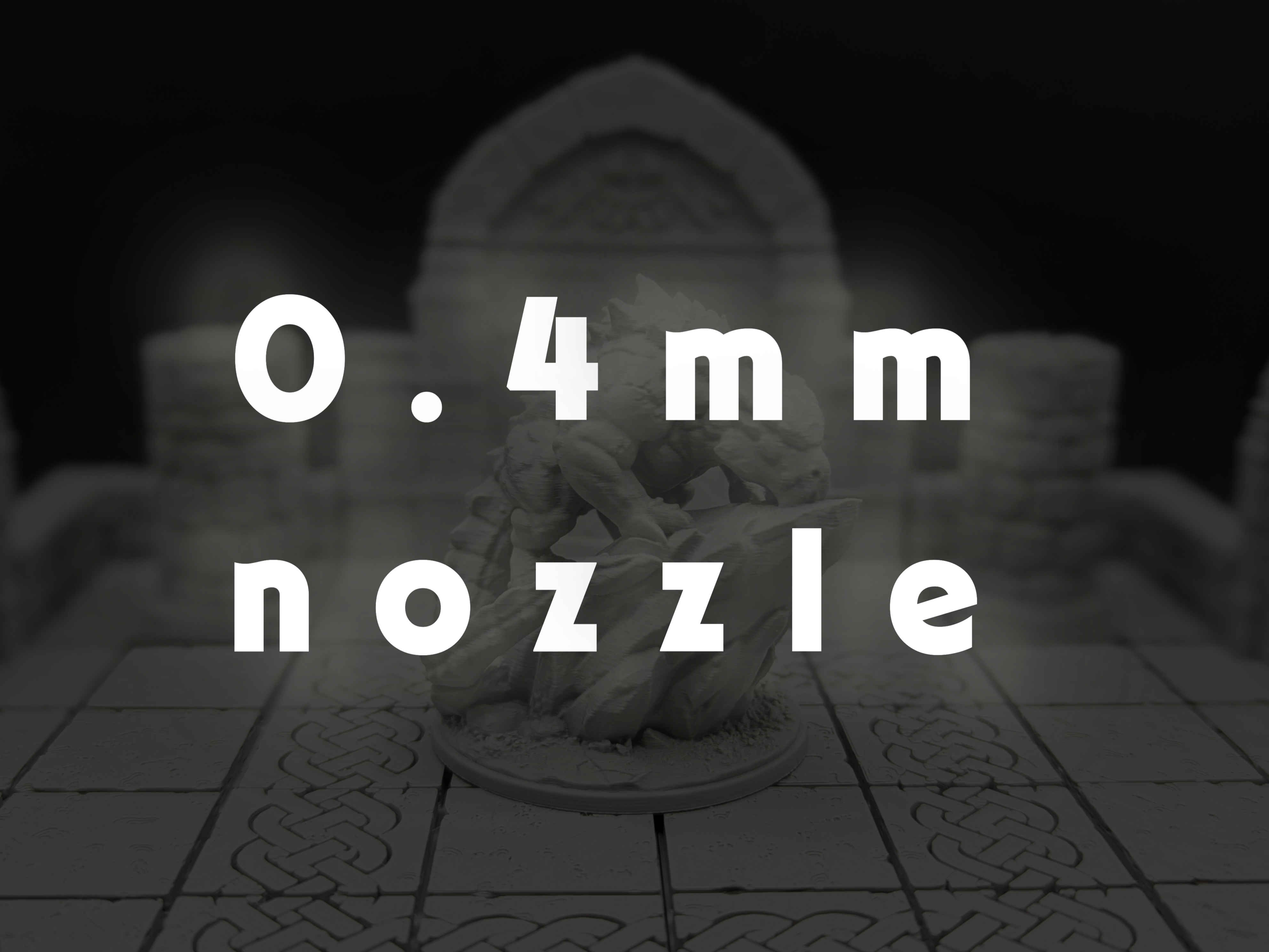 Miniatura 2 do modelo 3D Prowling Young Stone Dragon (supportless)
