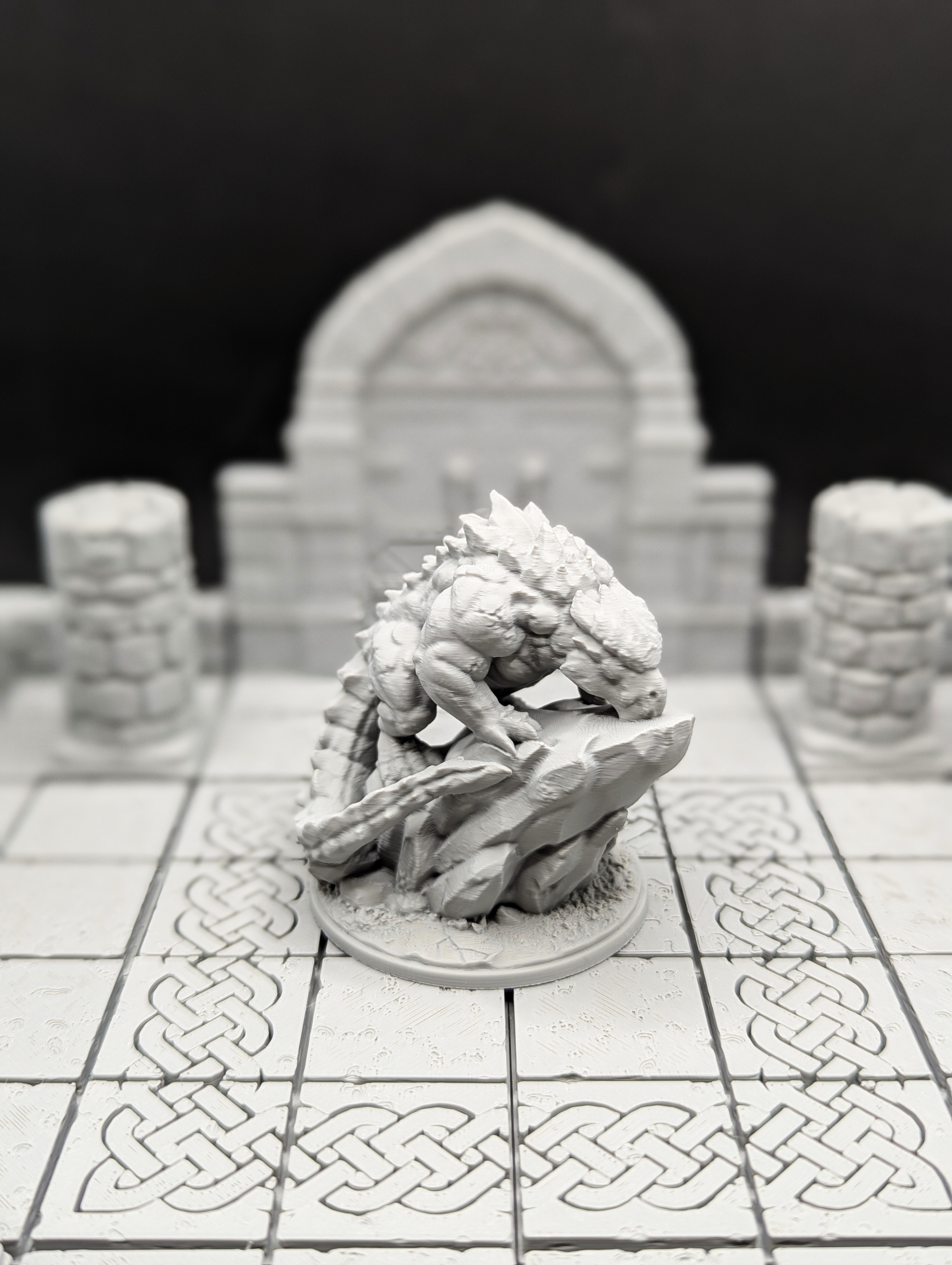 Prowling Young Stone Dragon (supportless) — 11