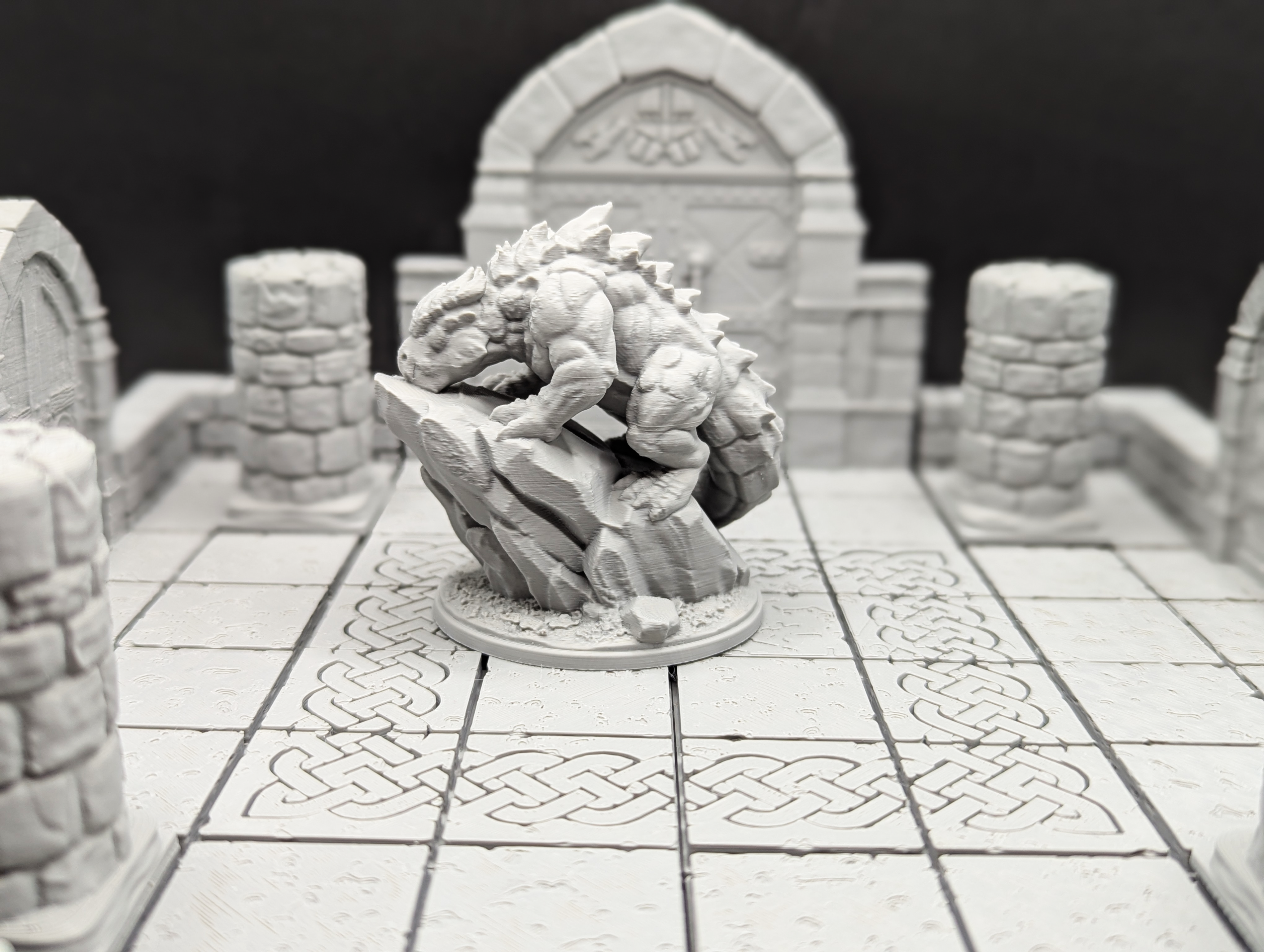 Prowling Young Stone Dragon (supportless) — 3