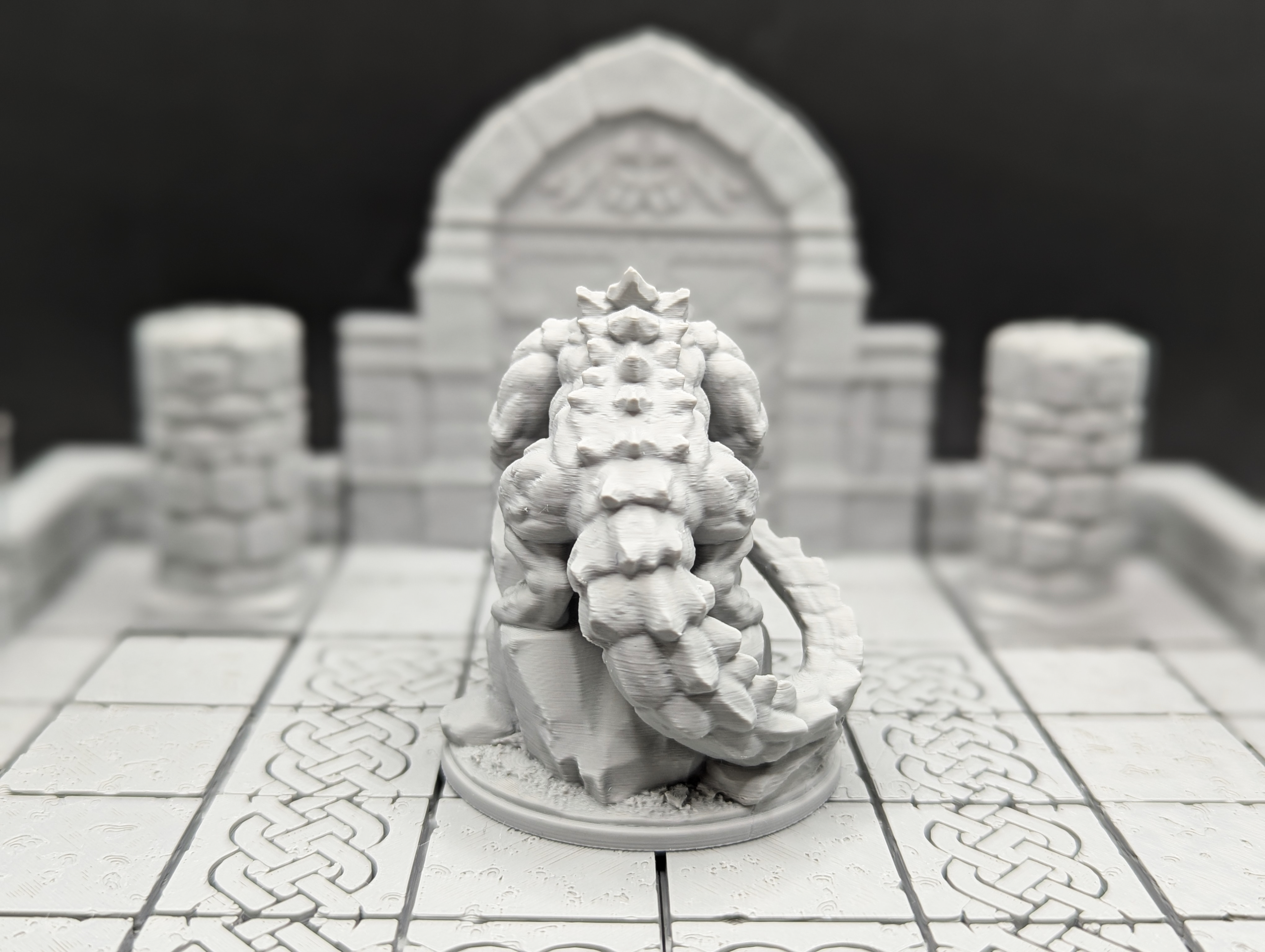 Prowling Young Stone Dragon (supportless) — 7