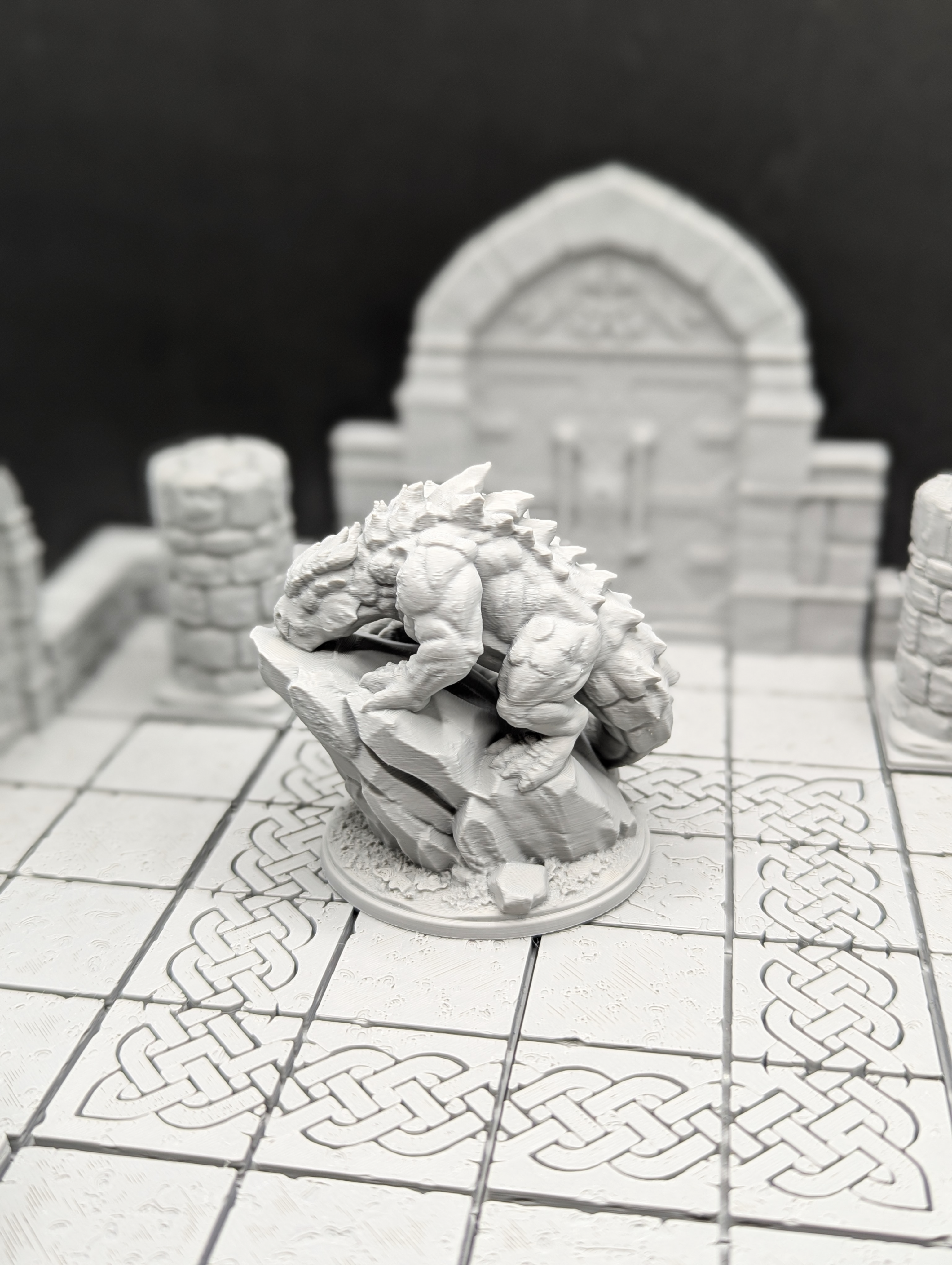 Prowling Young Stone Dragon (supportless) — 2