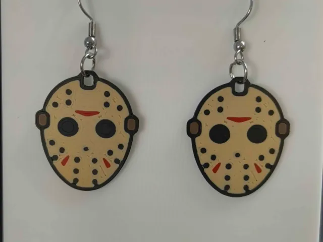 Jason Mask Earrings