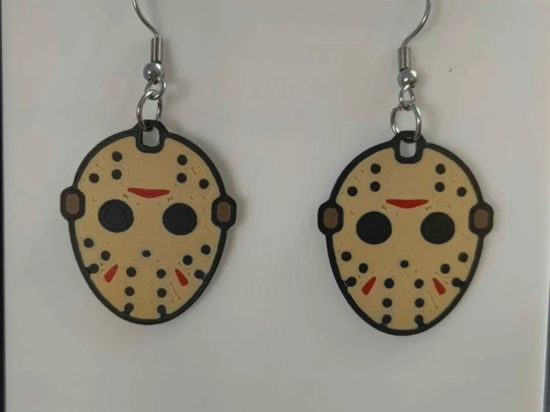 Jason Mask Earrings
