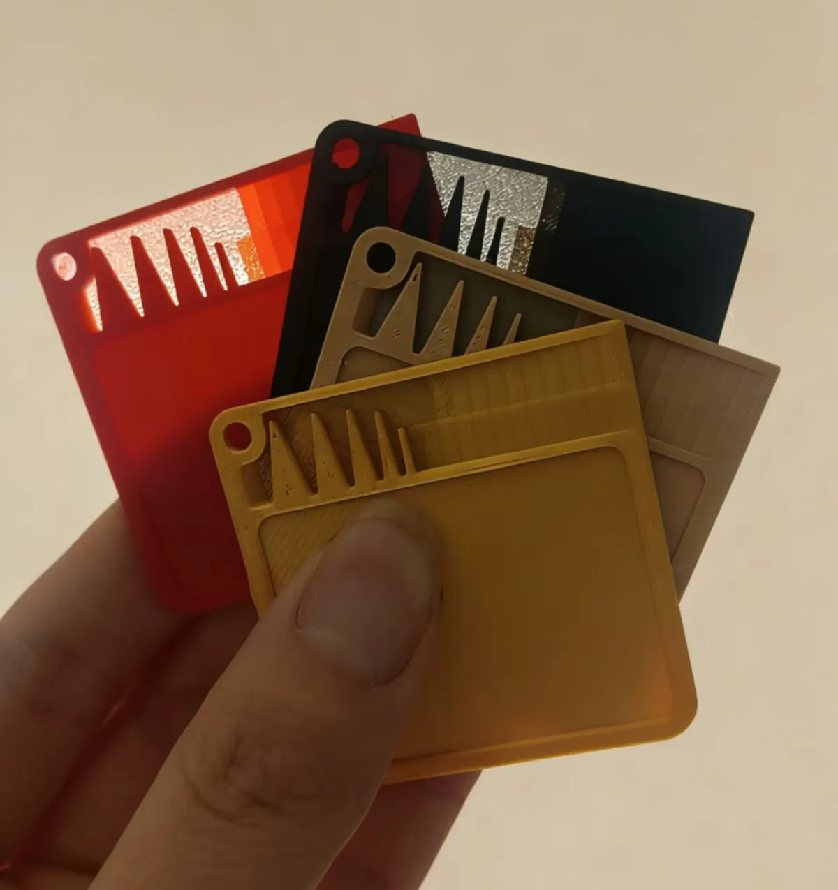 [Workbench] 0.08 Precision Filament Swatches with Micro Features and ...