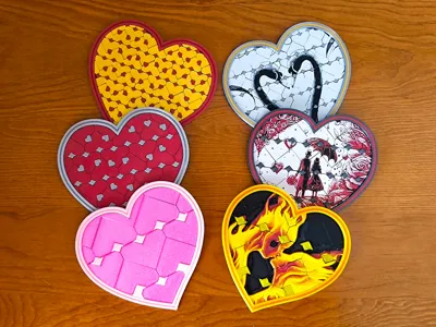 Valentine's heart puzzle (hueforge compatible)